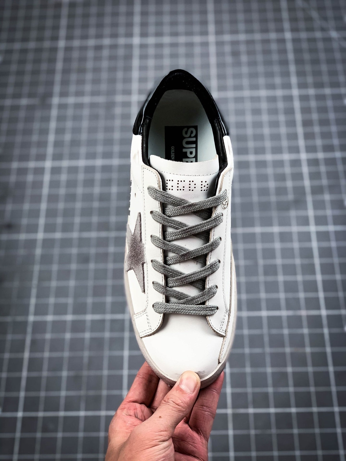 Golden Goose Super Star White/Silver/Black