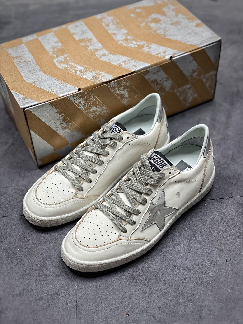 Golden Goose Super Star White/Silver
