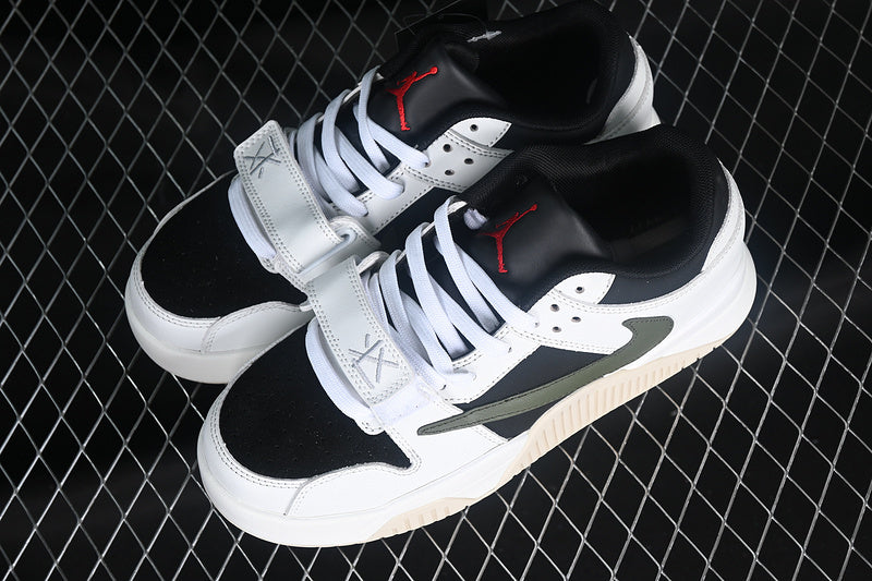 Jorden Cut The Check Travis- White/Gray/Black/Green