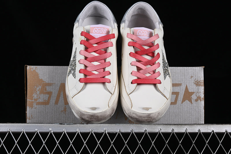 Golden Goose Super Star White/Silver/Pink