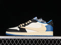 Air Jorden 1 Travis - Blue/pink/white
