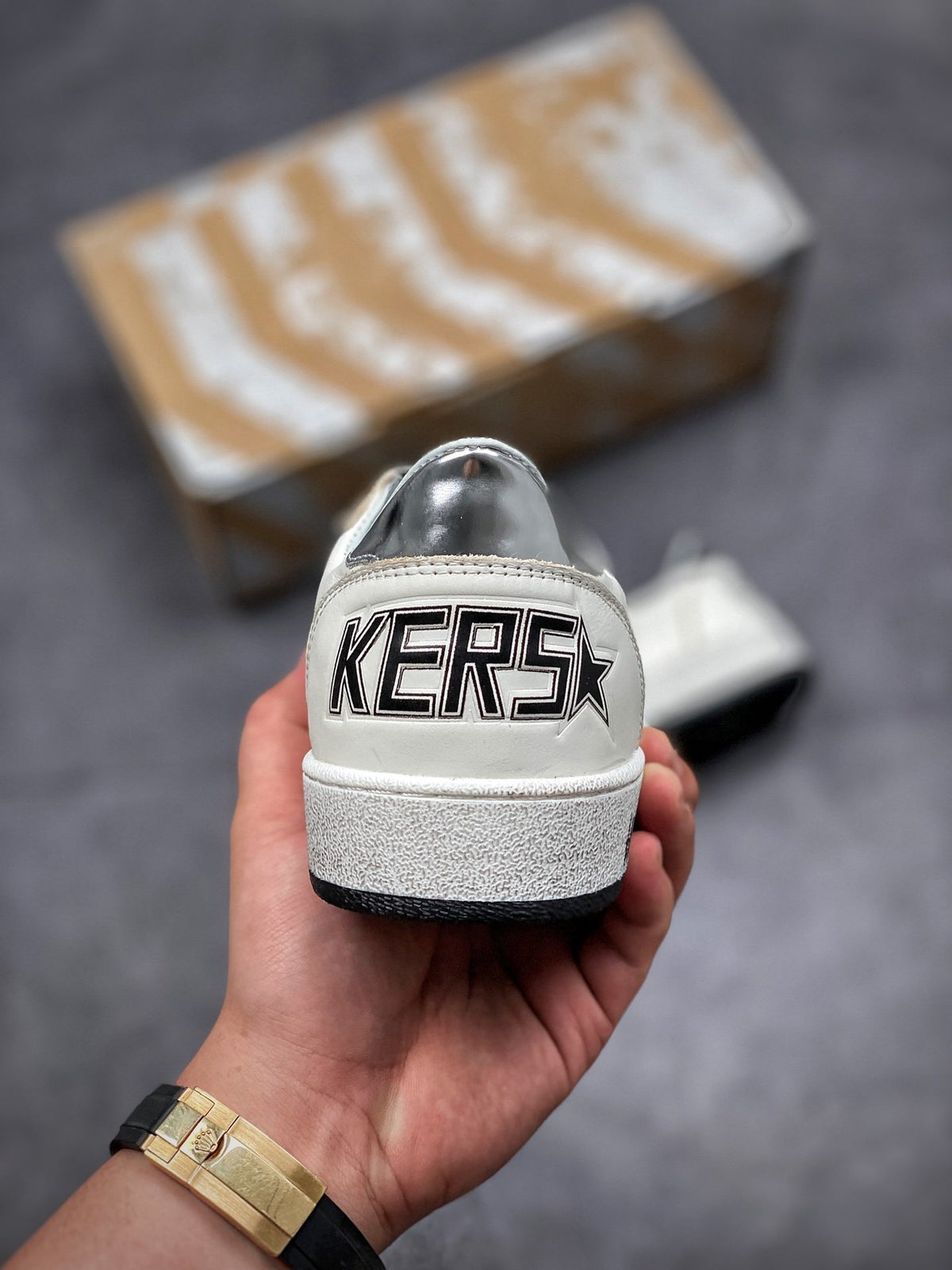 Golden Goose Super Star White/Silver